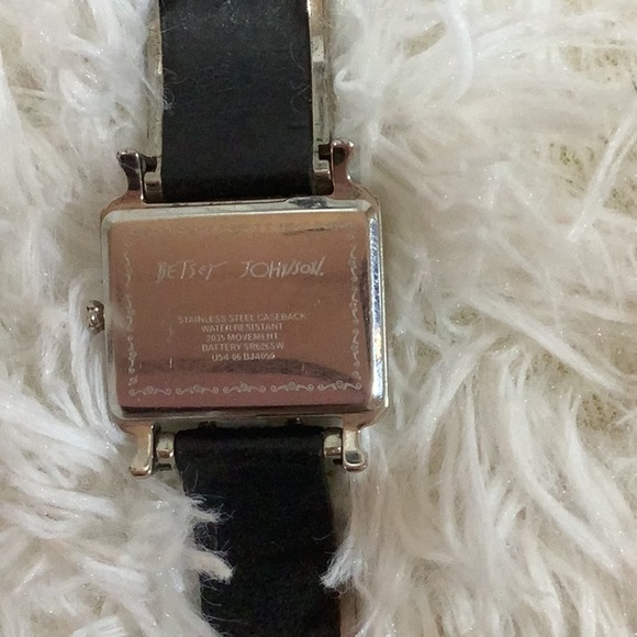 Studded leather Betsy Johnson Watch - Picture 3 of 3